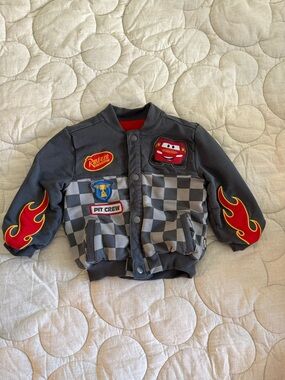 Little Sleepies Cars Bomber Jacket in 6-12 Months